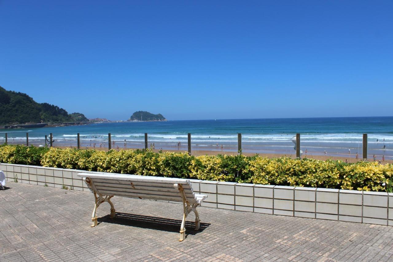 Apartamentos Zarautz Playa, Con Piscina Y Garaje Exterior foto