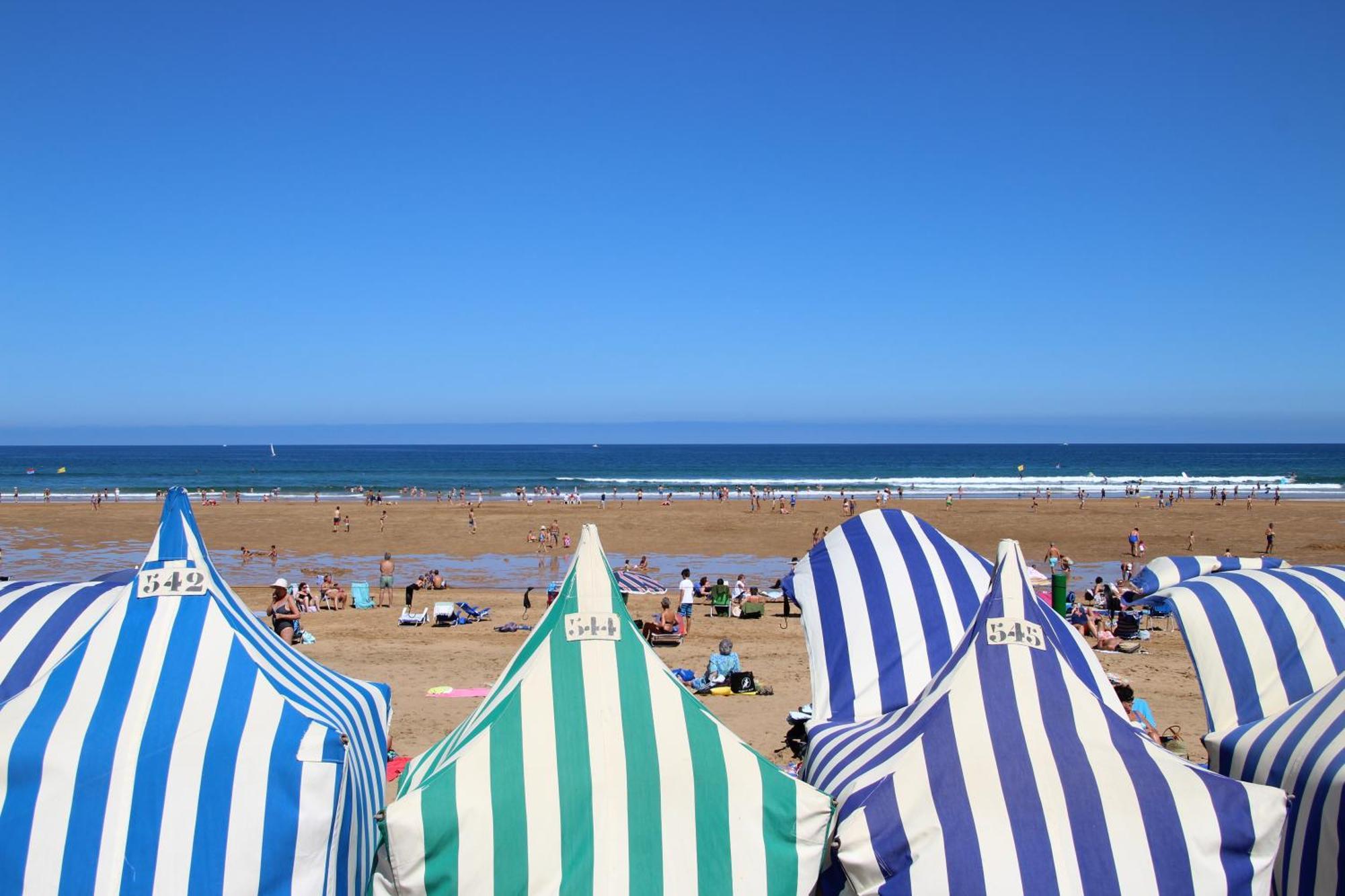 Apartamentos Zarautz Playa, Con Piscina Y Garaje Exterior foto